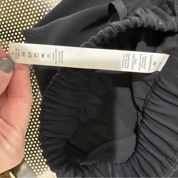 LULULEMON Black Drawstring Skirt - Picture 6 of 6